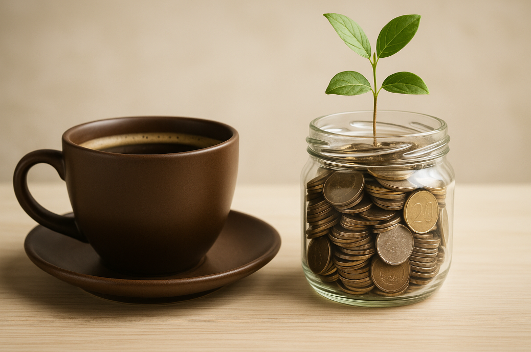 커피 한 잔 값으로 시작하는 마이크로투자 경제적 독립