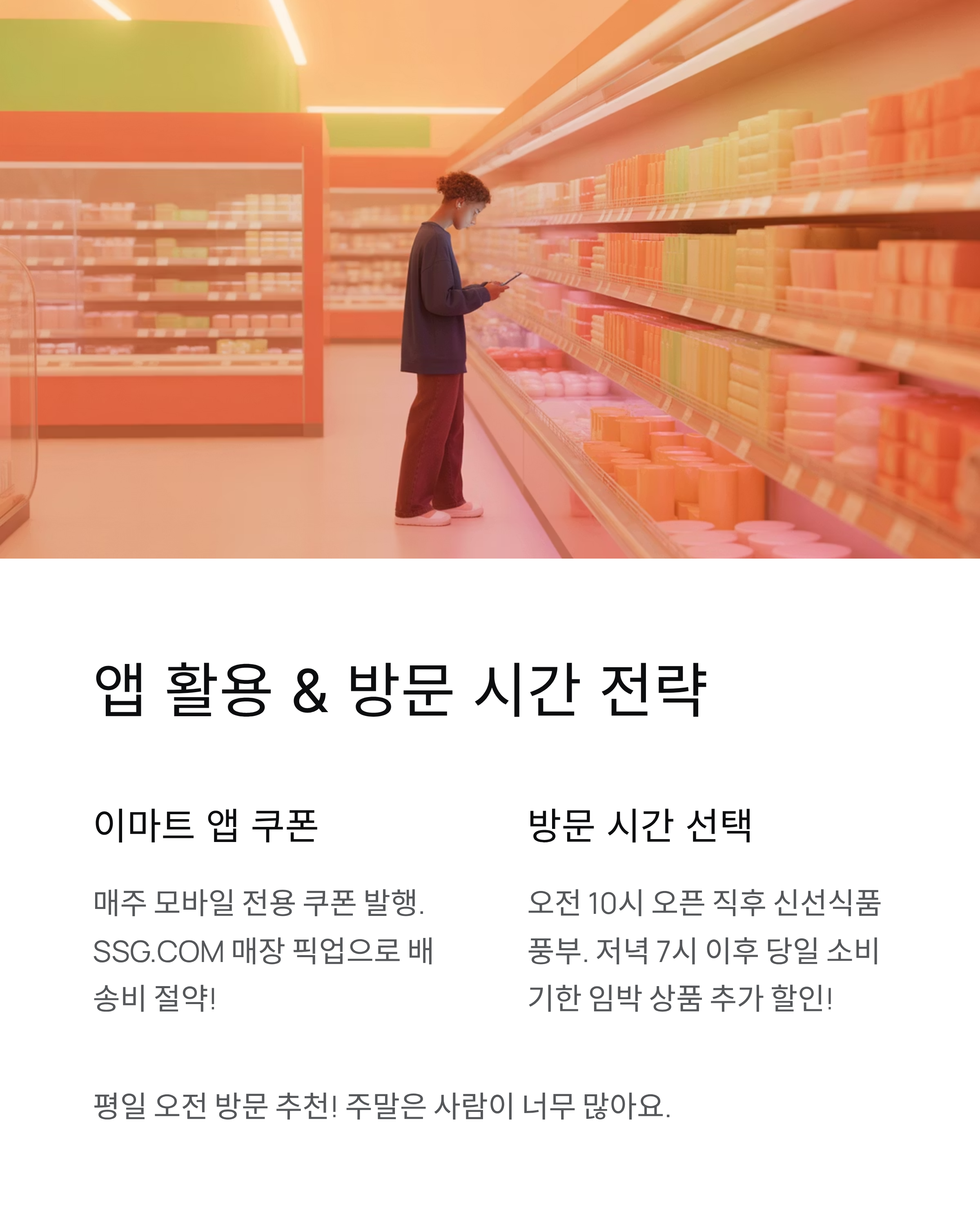 신세계포인트를 적극 활용