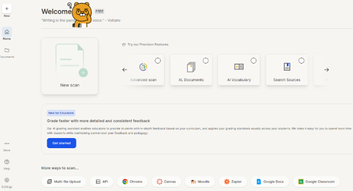 AI 문서 감지 서비스