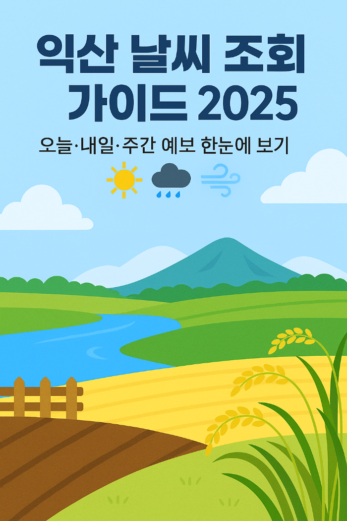 익산 날씨 조회