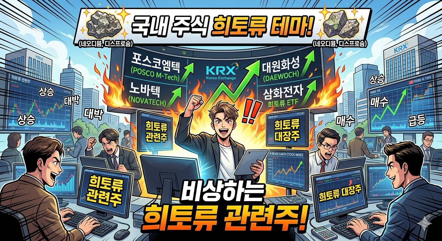 국내 주식 희토류 관련 내용