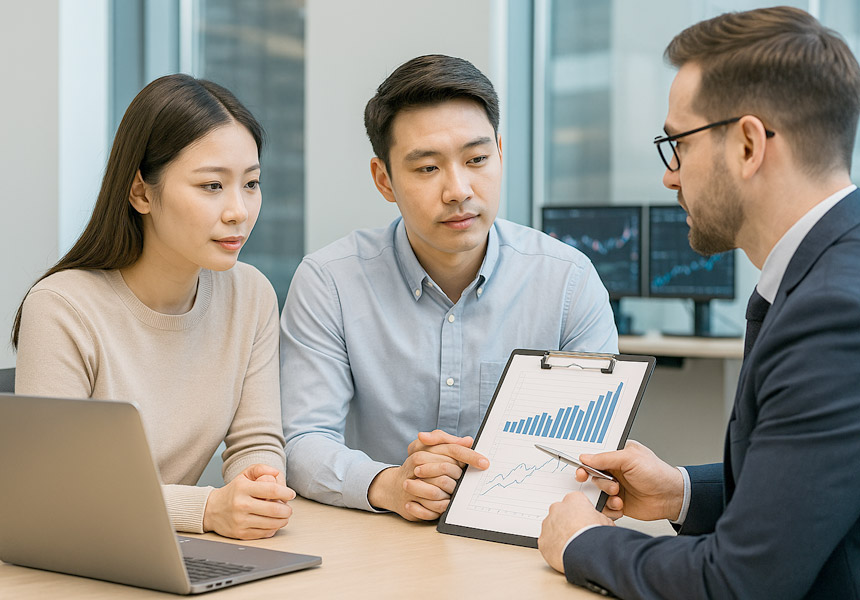 ETF 투자 상담 장면