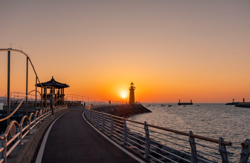 서천 마량포구 일출