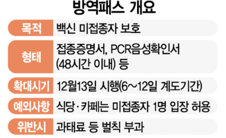 방역패스-개요-정리