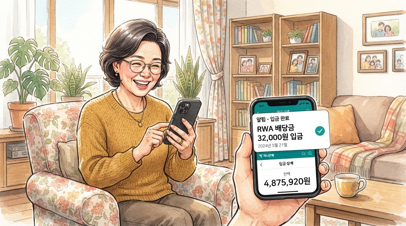 RWA 투자 수익 배당금 현금 자동 정산 원화 계좌 직접 입금 방법과 수수료 확인 가이드