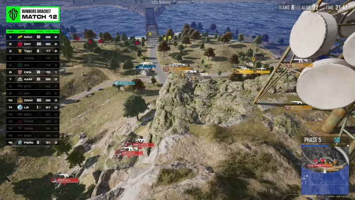 높은 전망대에서 케르베로스가 이득을 보기위해 시도하였으나 거리가 멀어 크게 챙길수 있는 부분이 없었습니다