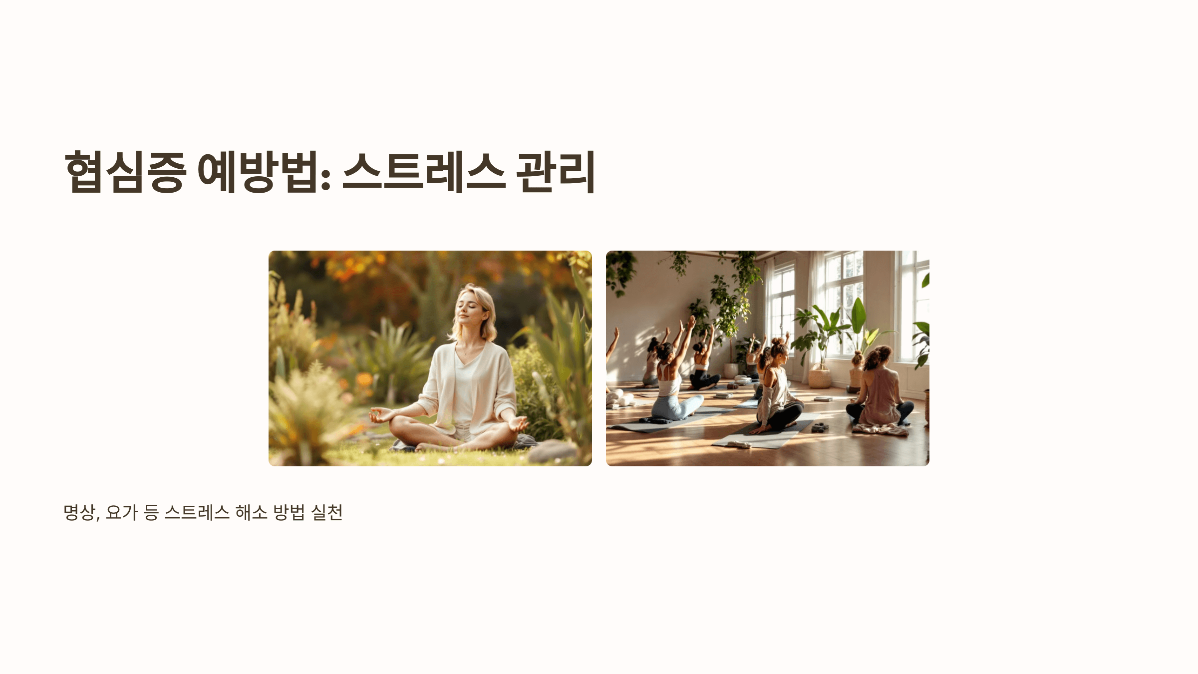 협심증과 관련된 사진입니다.