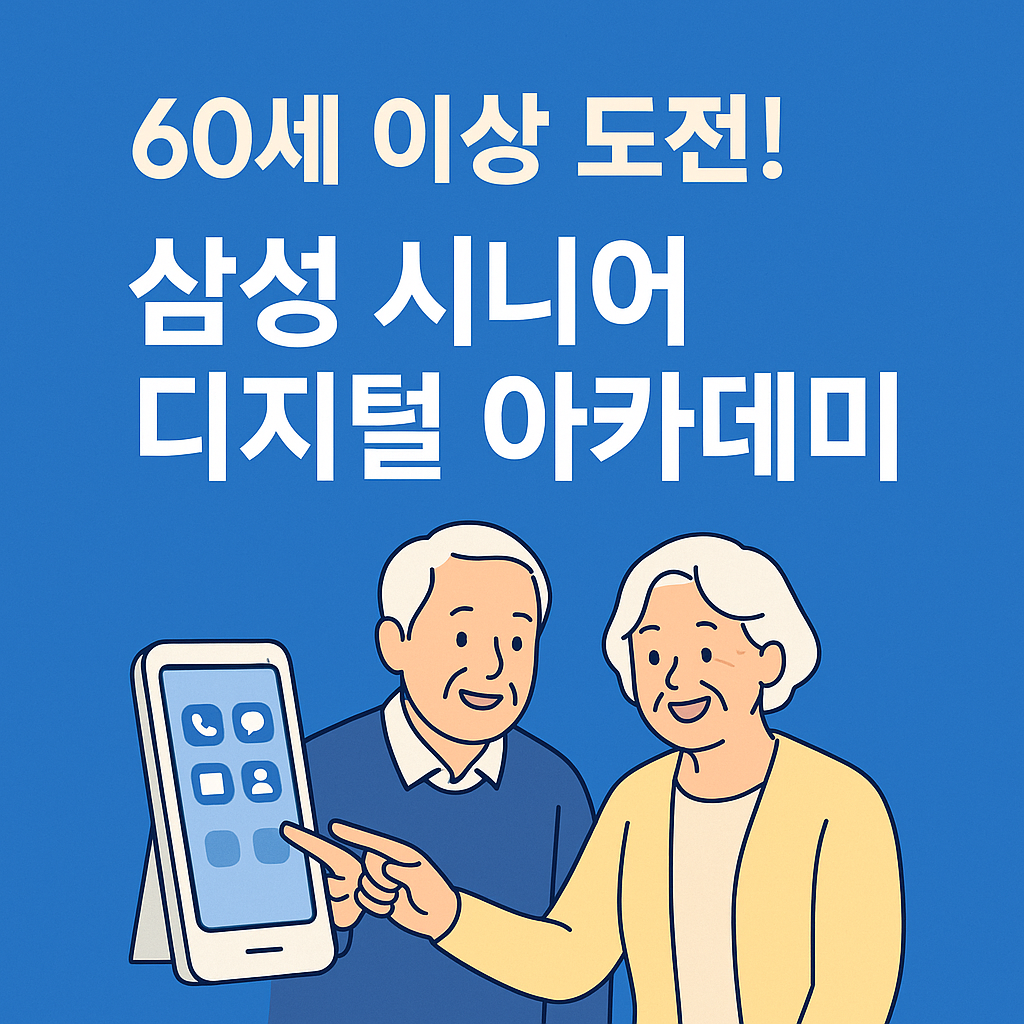 삼성 시니어 디지털 아카데미_SSDA 무료 교육 프로그램 안내