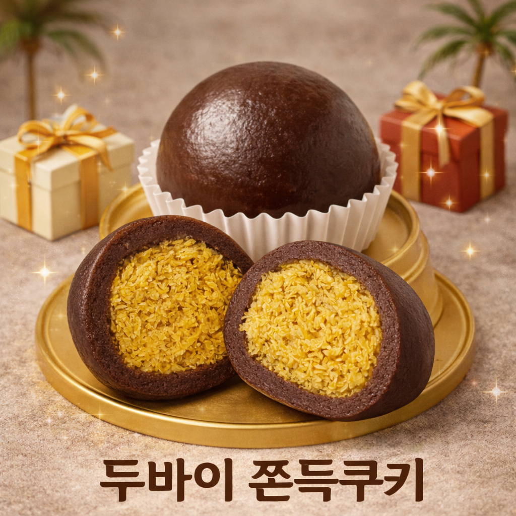 두바이 쫀득 쿠키 사진