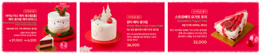 2024- 크리스마스- 케이크 -사전예약- 총정리