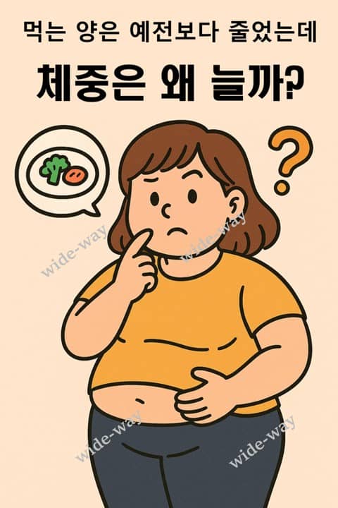 중년 체형 변화의 진짜 이유