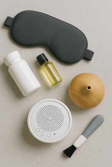 수면에 도움을 주는 물품들