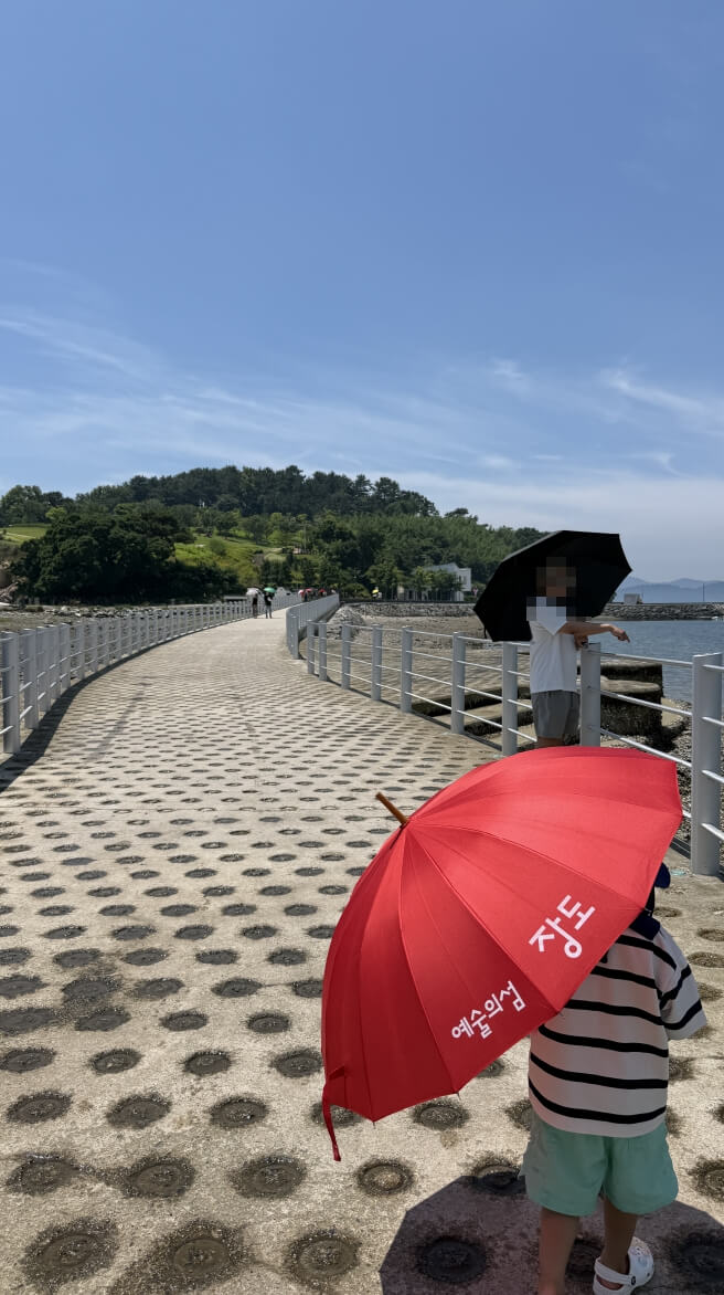 여수해수욕장추천-장도우산대여
