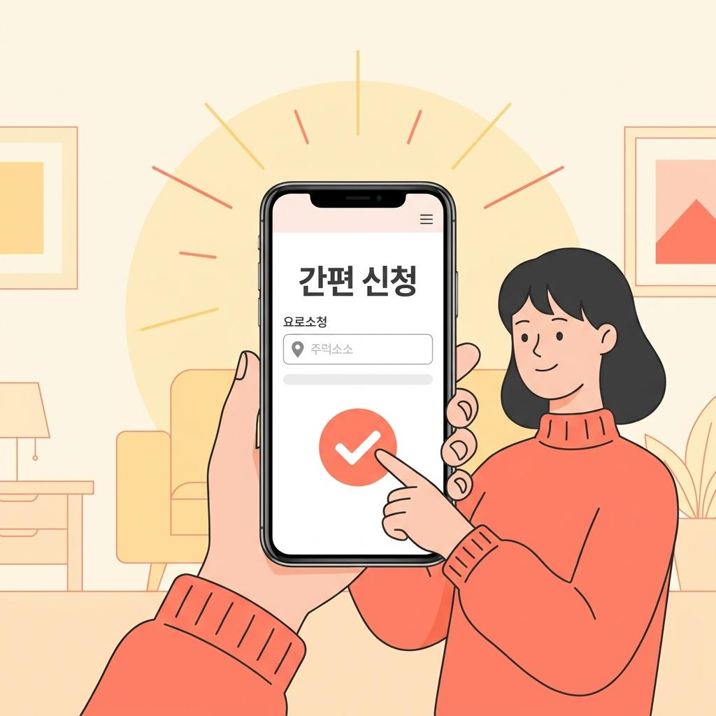 인적 사항을 입력하고 배송지를 지정