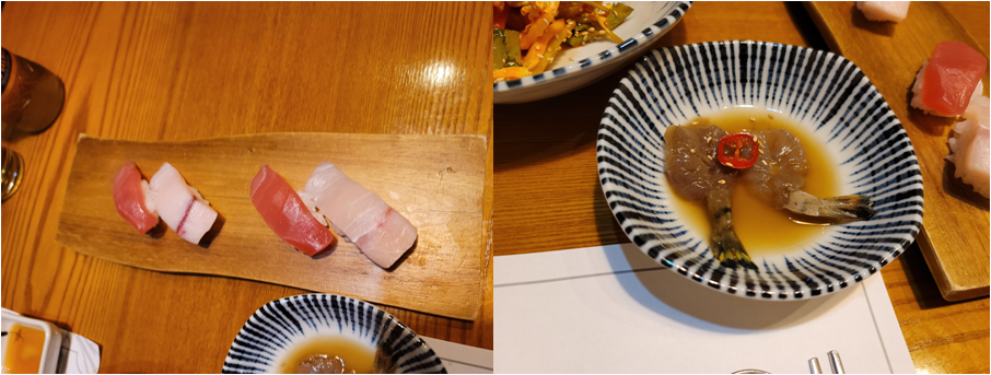 미르참치 스페셜 참치회 코스 - 초밥, 간장새우