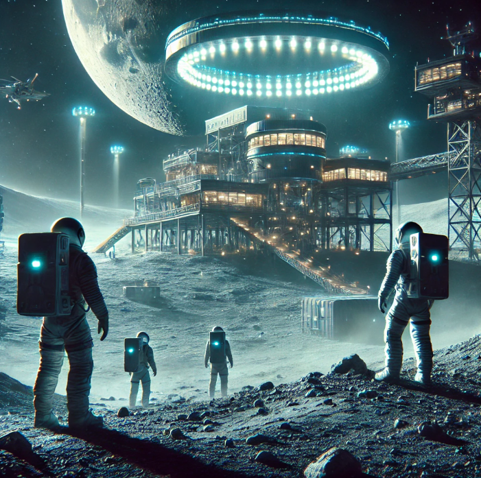 고요한 바다2 달 배경 사진