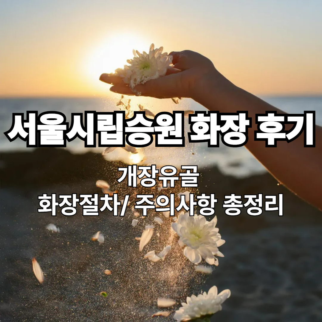 서울시립승화원 화장