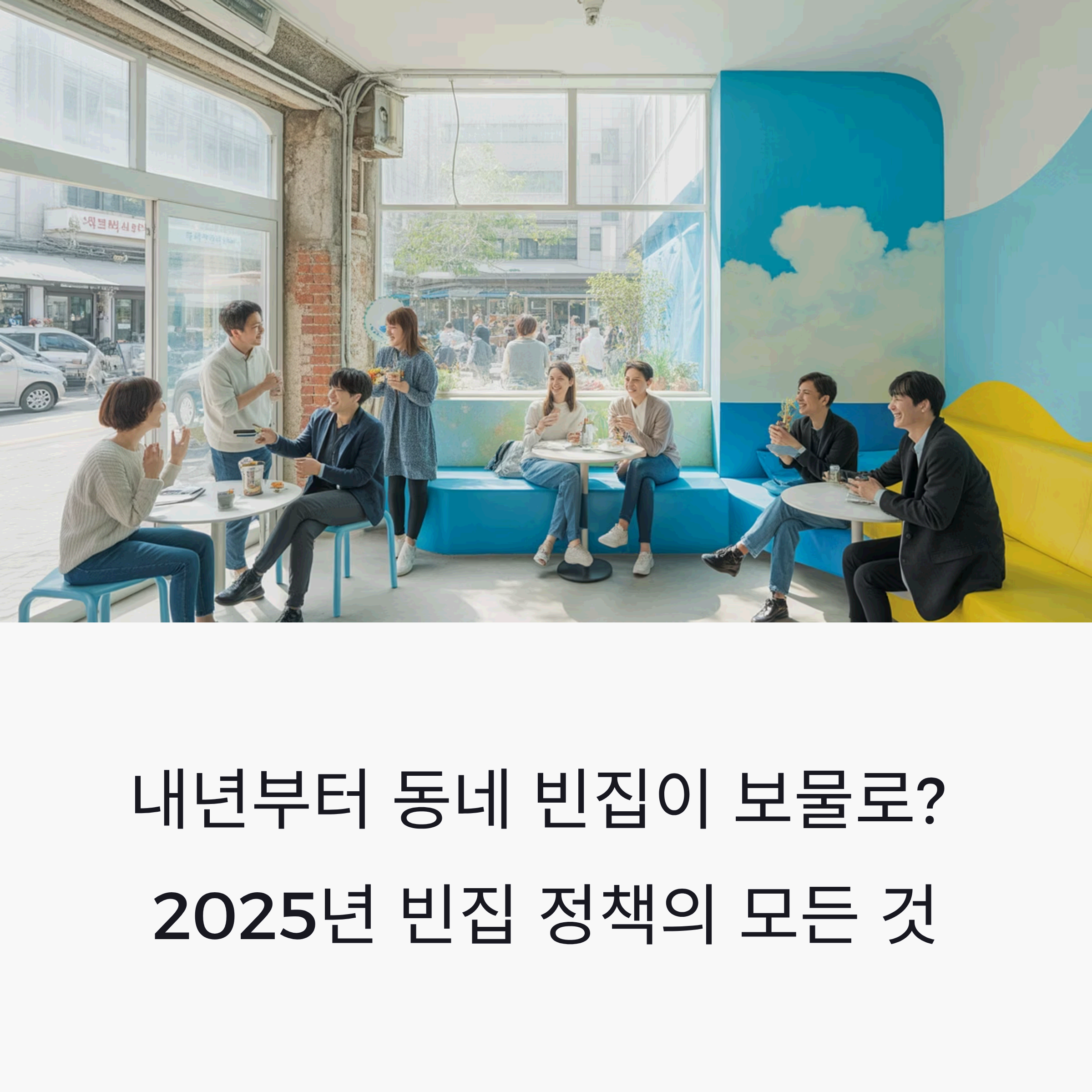 vibrant community cafe, creatively repurposed from an old building