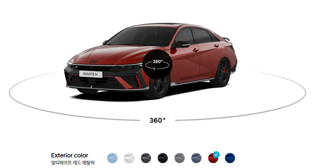 더 뉴 아반떼N 가격