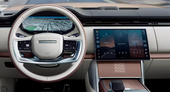 레인지로버 플러그인 하이브리드 내부 디자인