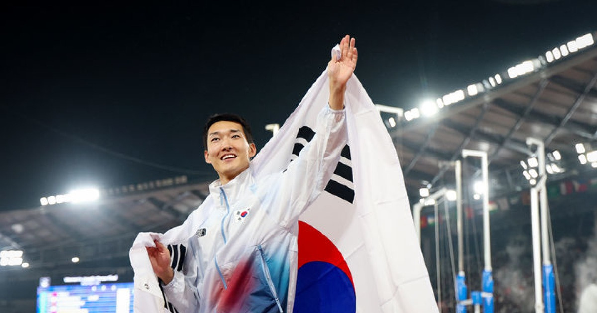 우상혁 높이뛰기 동메달