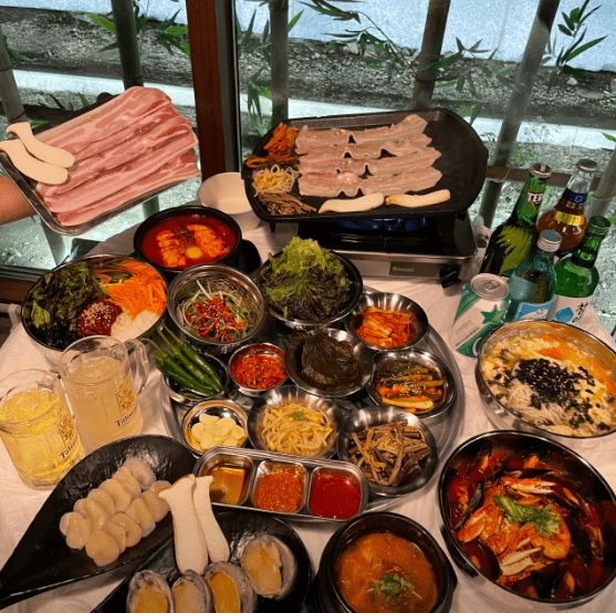 거북섬 맛집 "금성식당 거북섬점" 음식