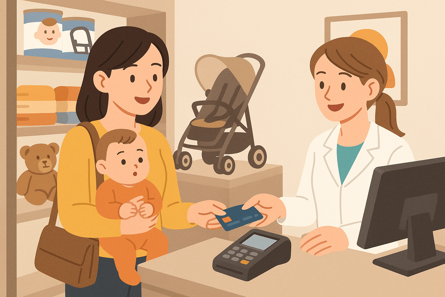 바우처 사용 모습