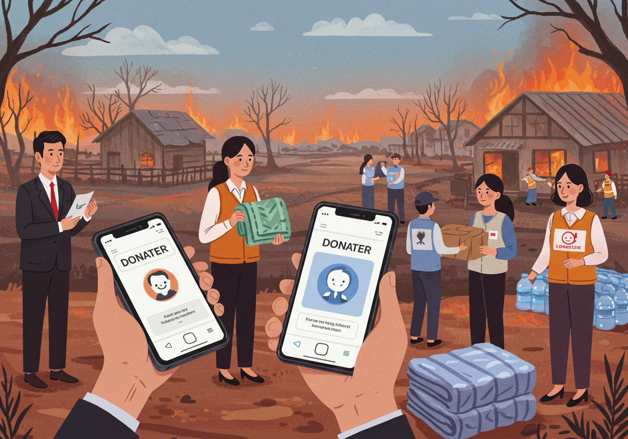 영덕 의성 산불 피해 기부하기&amp;#44; 고향사랑 지정기부로 희망을! (위기브)