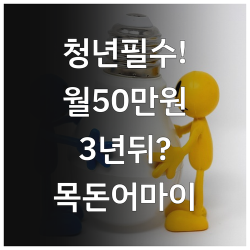 청년미래적금 월 최대 50만원 3년 ..