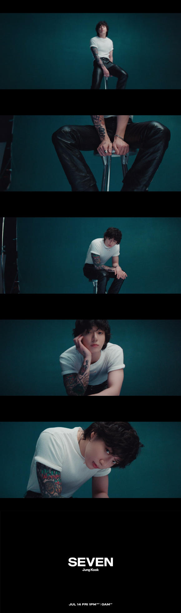방탄소년단 정국의 솔로 싱글 &#39;Seven&#39; 캠페인 쇼트 필름 캡처. [사진=빅히트뮤직]