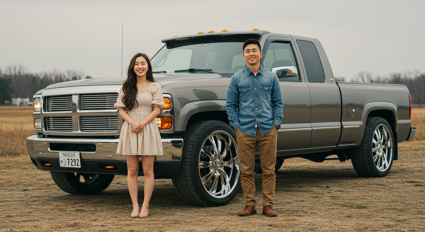 중고 1톤 화물차