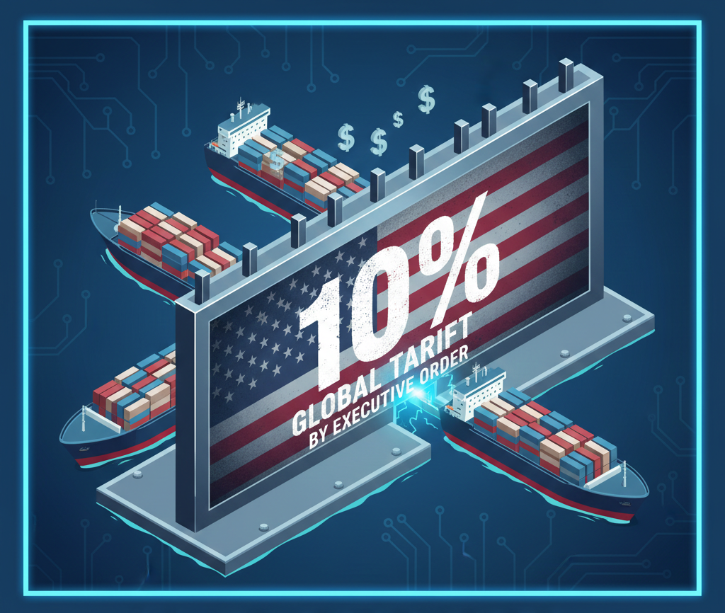 미국 10% 글로벌 관세 발효 및 무역 전쟁의 본격화