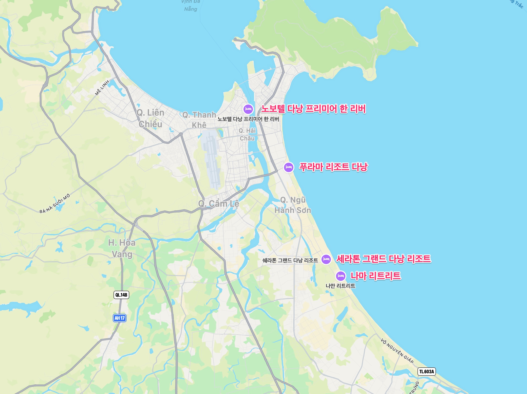 가조 여행 추천 호텔 지도