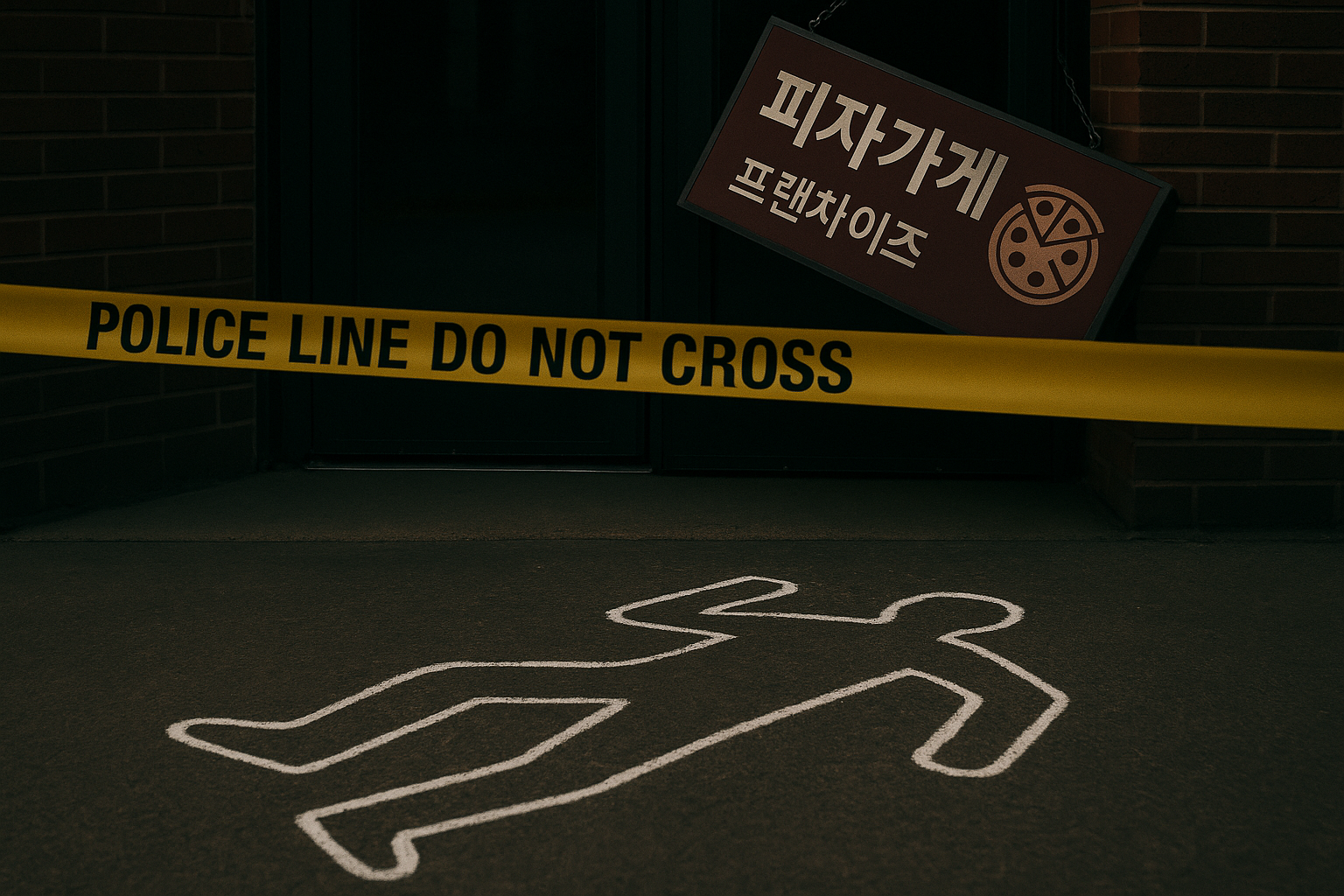 피자가게 점주의 살인사건, 본사강매,프랜차이즈