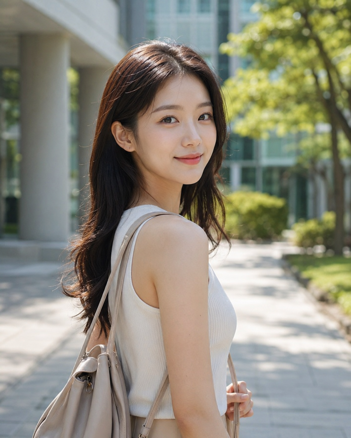 팔지방흡입을 고민하고 있는 듯한 사람