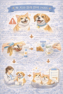 반려동물 구강 질환 관련 사진