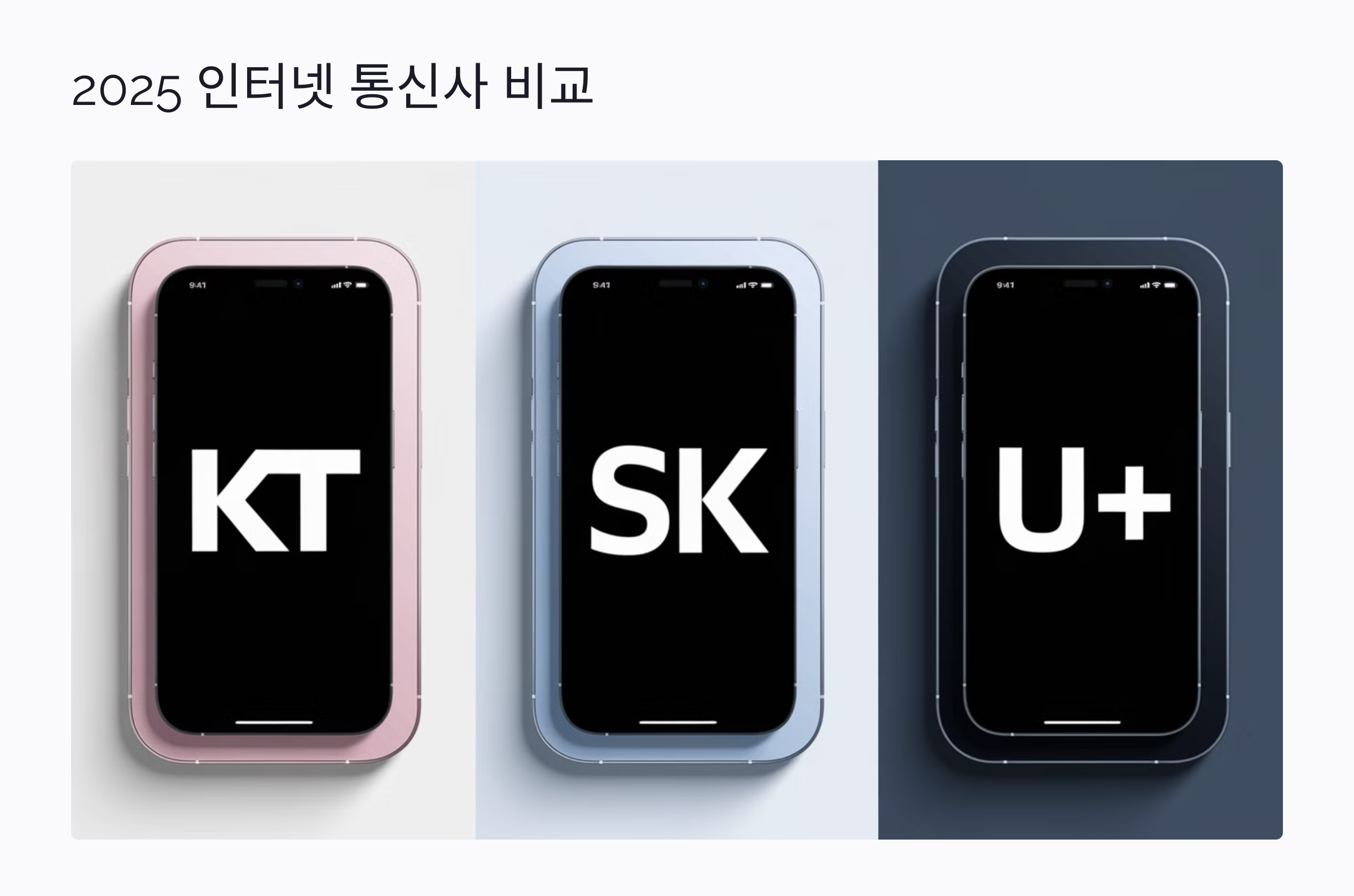 2025 인터넷 통신사 비교 가이드: 결합 할인, 약정, 사은품까지 총정리