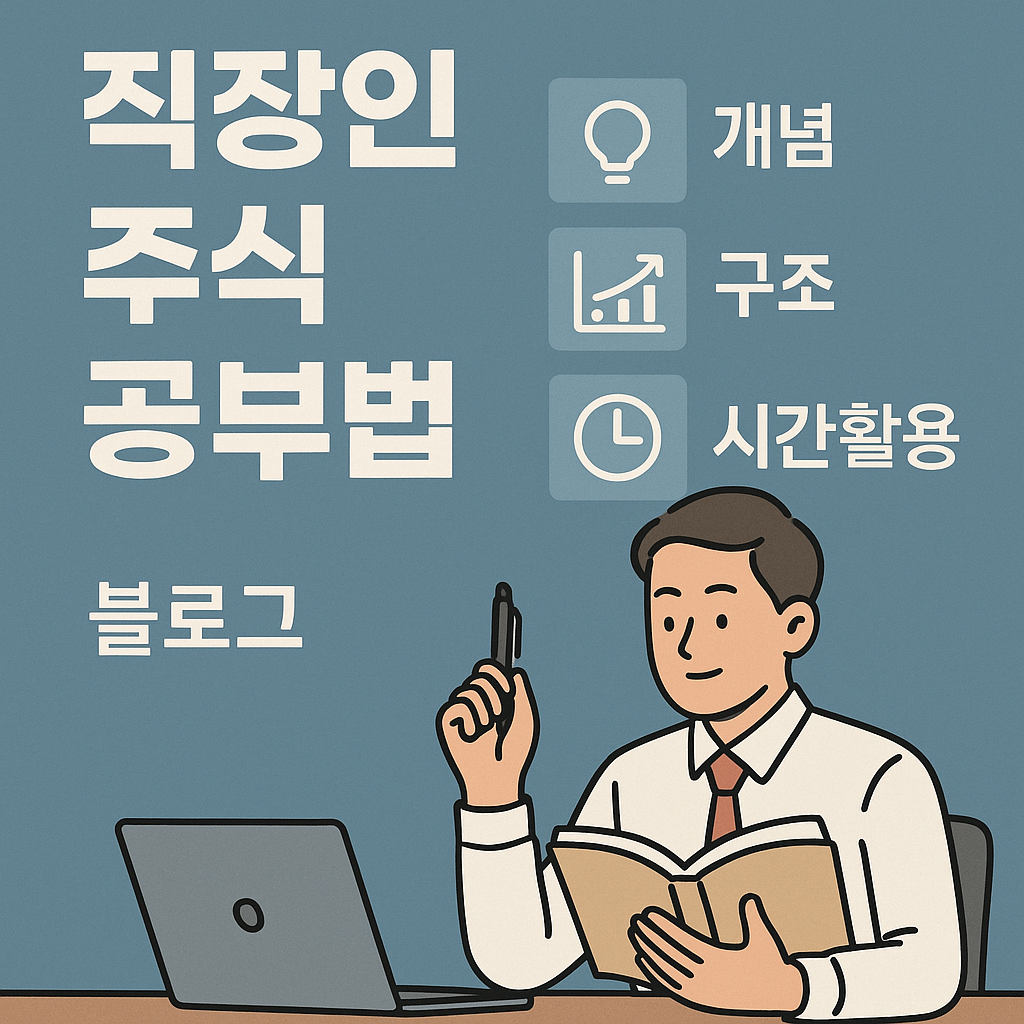 직장인 주식 공부법 이미지