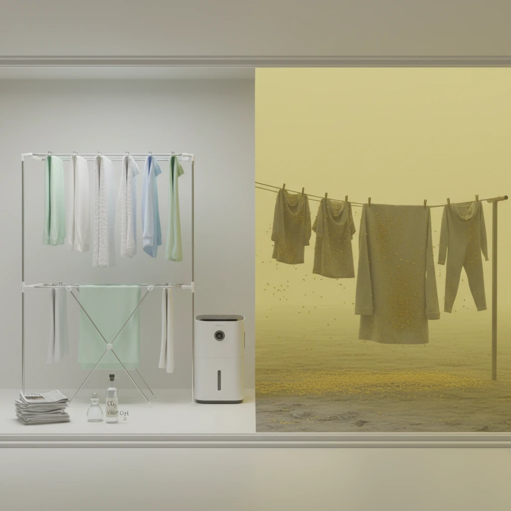 황사철 실내 빨래 건조법 및 건조기 ..