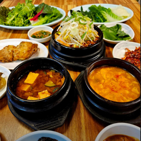 정록쌈밥 된장찌개