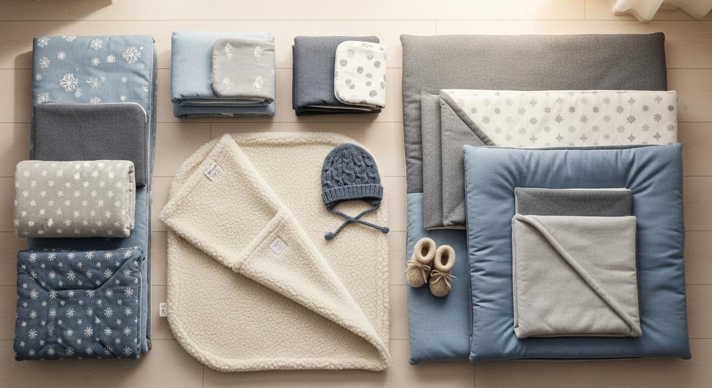 아기 겨울 이불패드