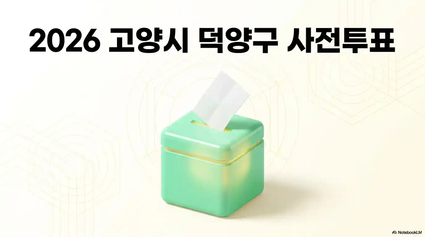 고양시 덕양구 사전투표소 주소 시간(2026 지방선거) 글의 썸네일
