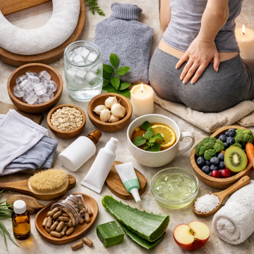 치질 초기 관리 시각 자료