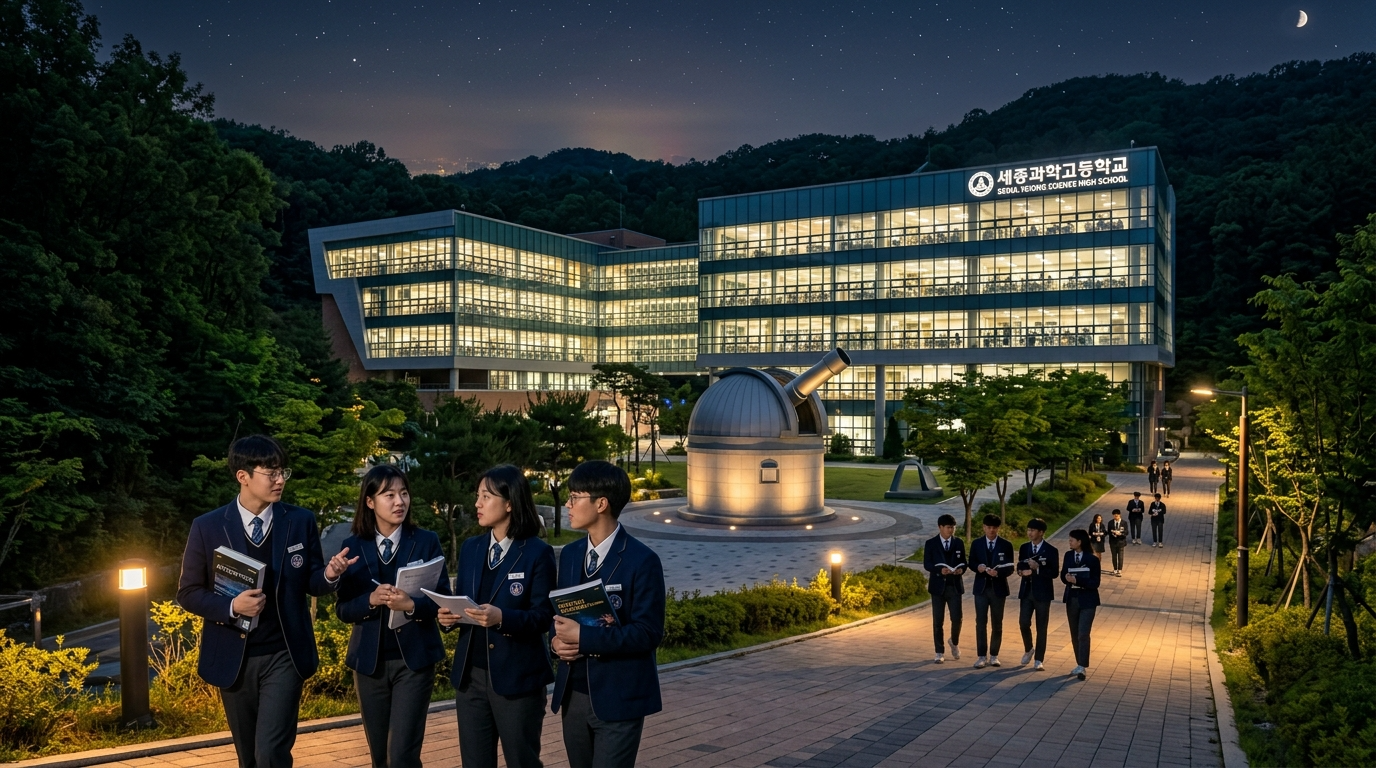 세종과학고의 밤을 밝히는 탐구의 열정