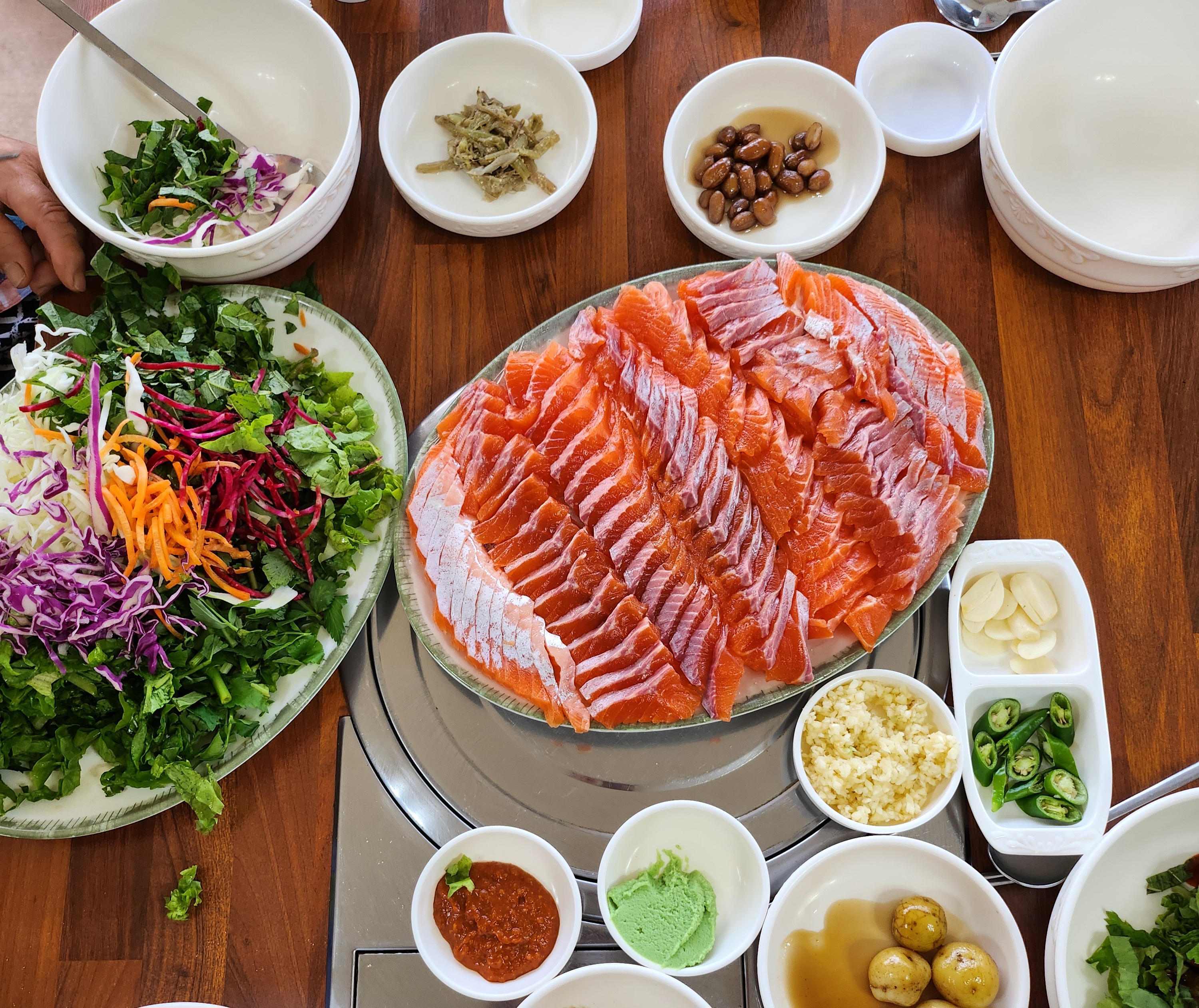 문경 맛집 김용별천지 농원 송어회