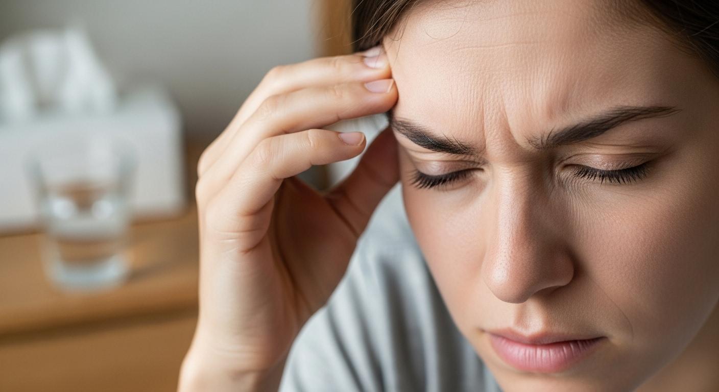 요즘 독감 증상 두통