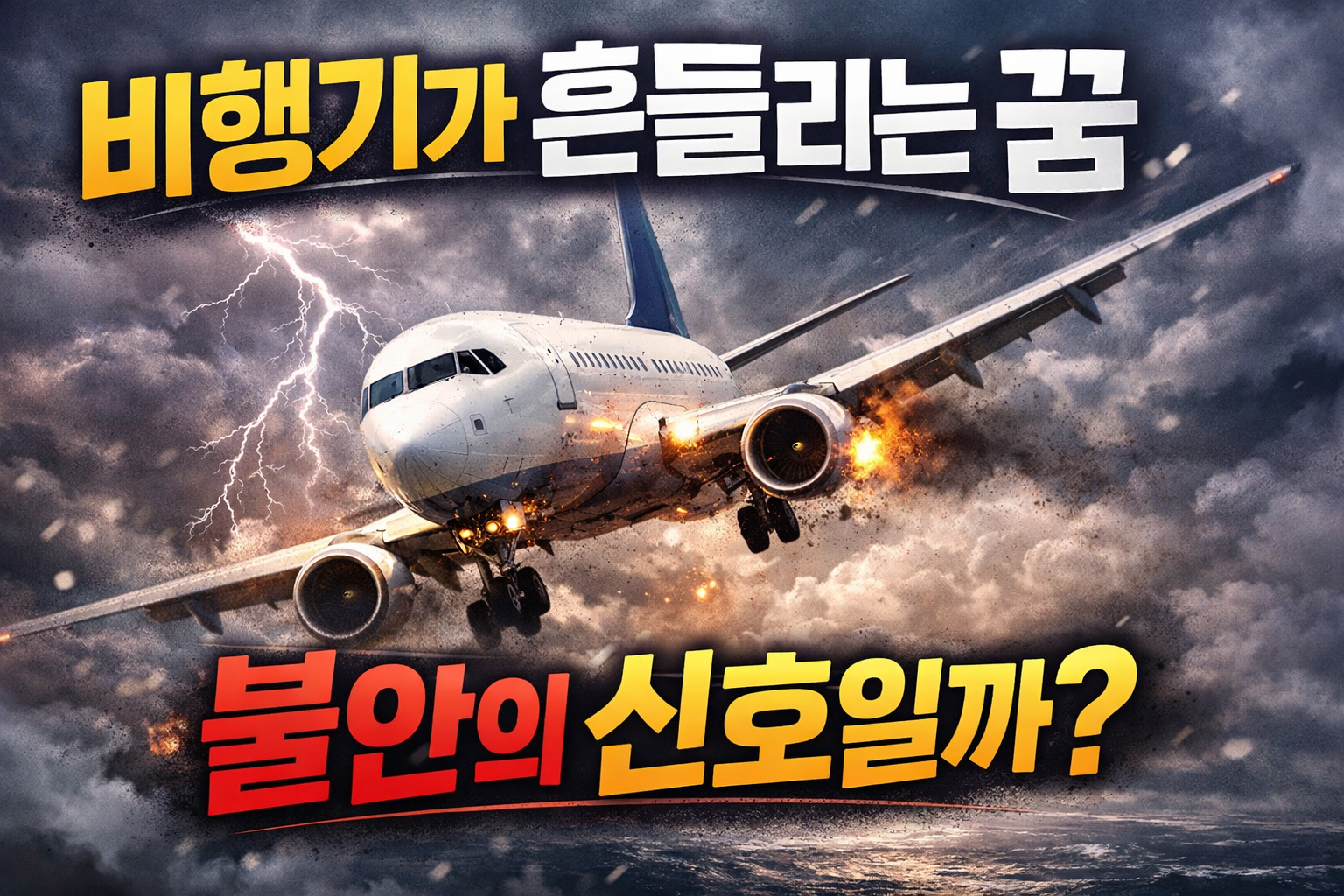 비행기가 흔들리는 꿈
