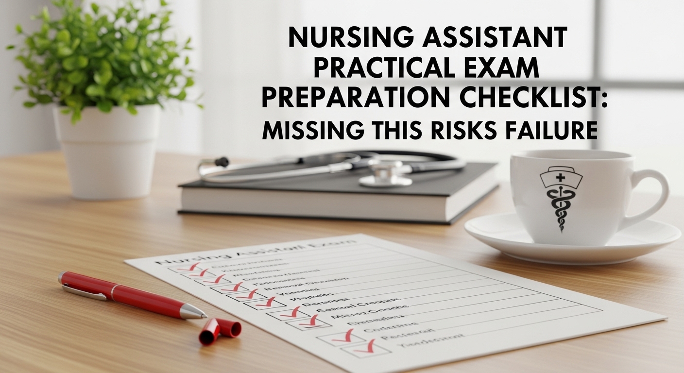 요양보호사 실기시험 준비물 체크리스트