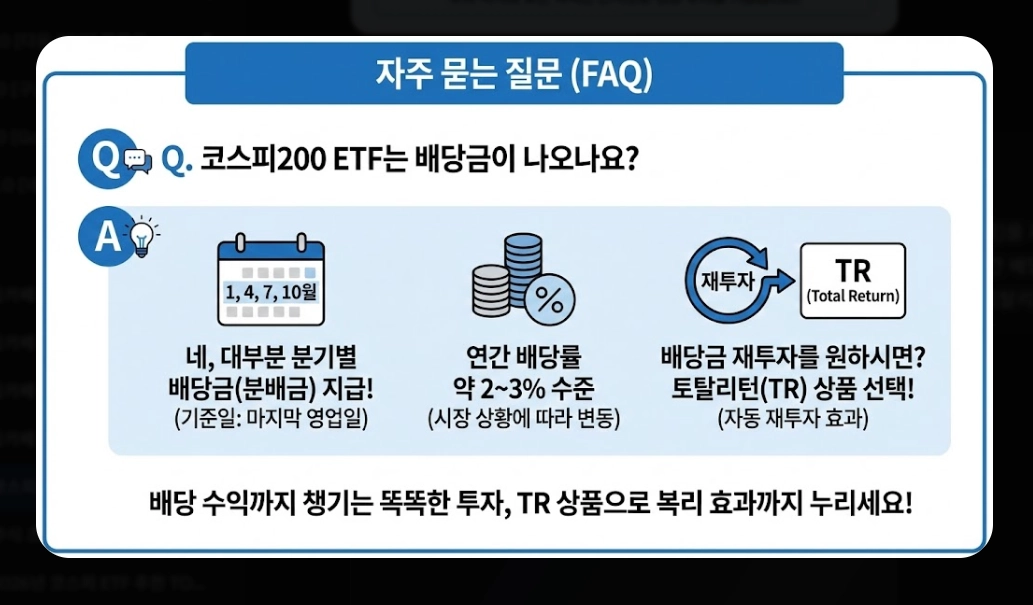 코스피200 ETF 추천 TOP 7 [2026년] 필수 확인 4가지 및 유형별 맞춤 전략