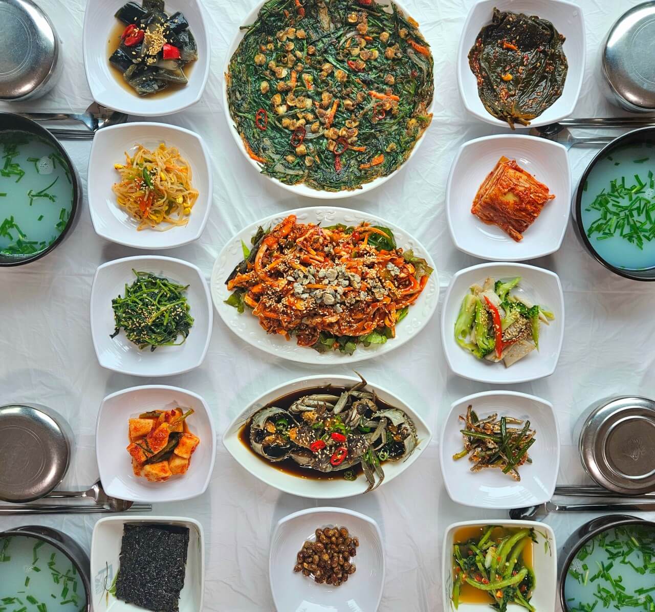 6시 내고향 경남 하동 맛집 재첩밥상 이화가든 (재첩국과 참게장 재첩회 무침 맛집) 